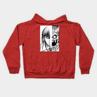 dante in black the devil may cry Kids Hoodie